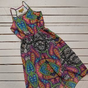 Nicole Miller Paisley Mash Dress (size S)